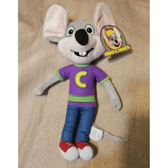 Chuck-E-Cheese 13" Plush Stuffed Animal Toy Rat Arcade Prize  2013 - Picture 1 of 6